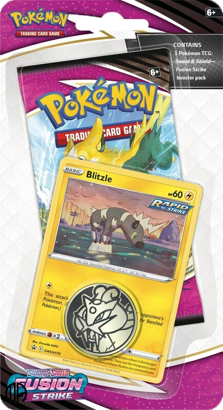 Pokmon TCG 1-Pack Blister - Sword &amp; Shield 08: Fusion Strike (Blitzle)