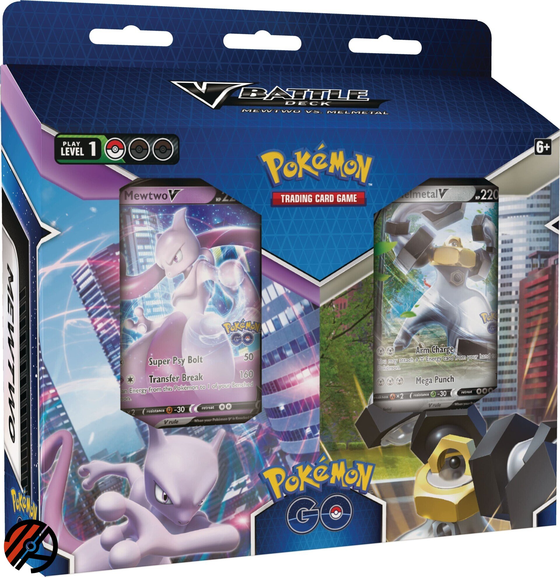 Pokmon TCG V Battle Deck Bundle: Pokmon GO (Mewtwo V vs. Melmetal V)
