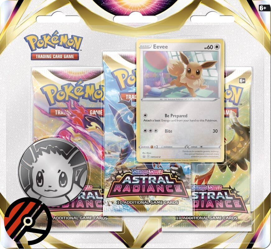 Pokémon TCG, Astral Radiance: Eevee 3-Pack Blister