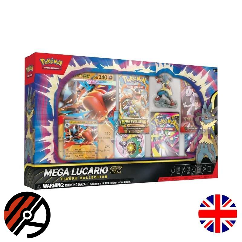 Pokmon TCG, Mega Lucario ex Figure Collection (5 booster pakker) *MAX 1 STK*