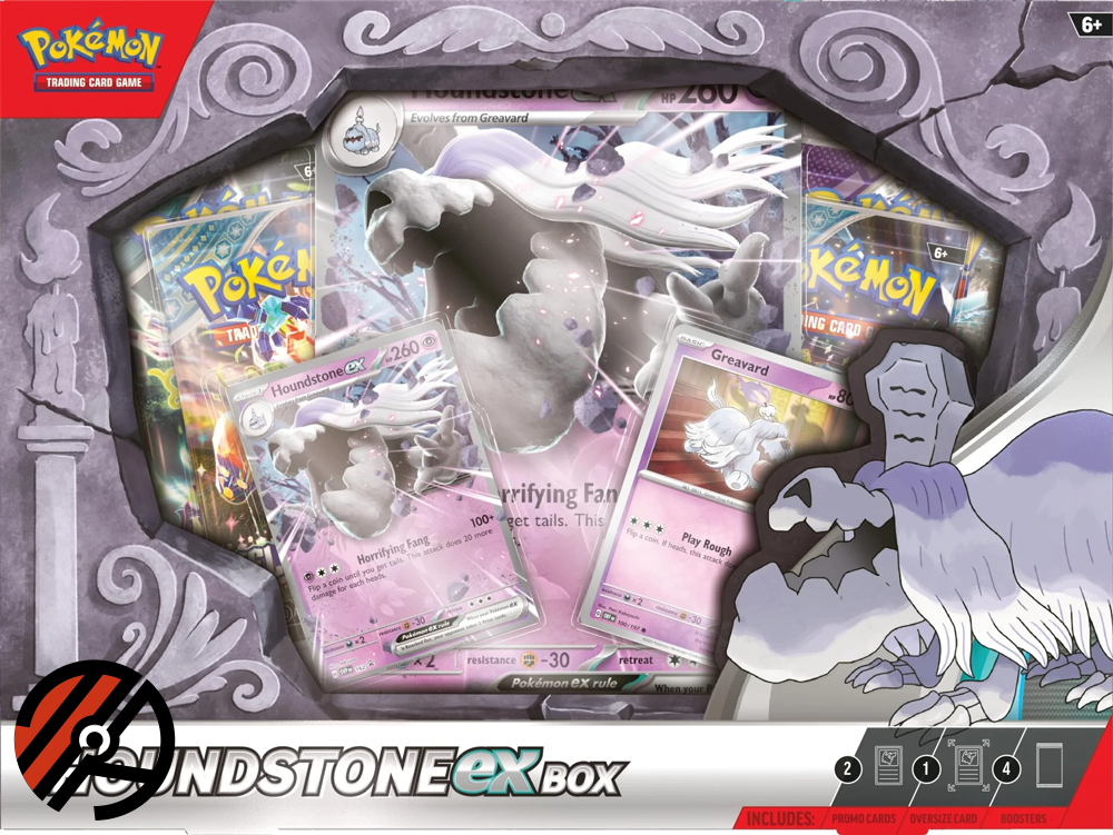 Pokmon TCG, Houndstone ex Box (4 pakker + promokort)