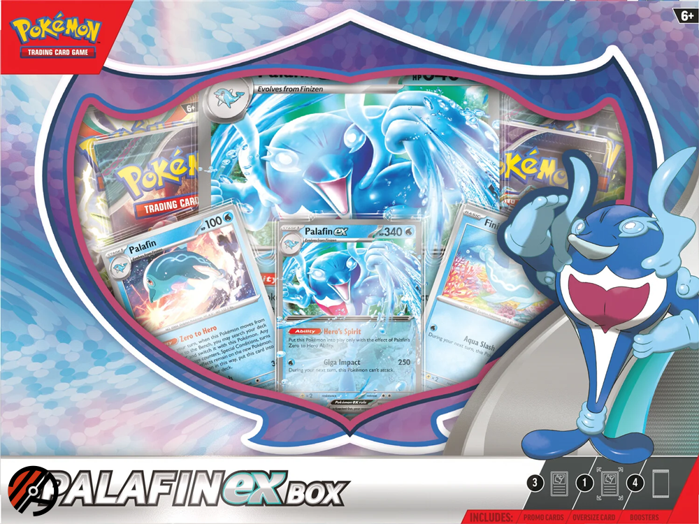 Pokmon TCG, Palafin ex Box (4 pakker + promokort)