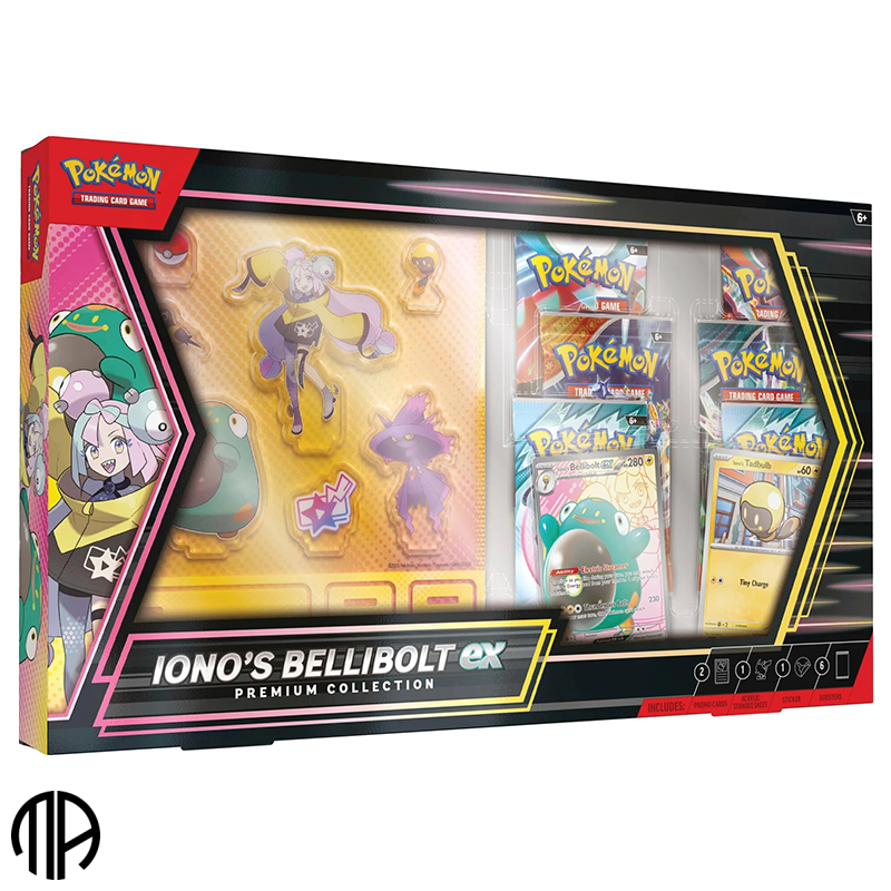 Pokmon TCG, Iono's Bellibolt ex Premium Collection **RISIKO FOR ALLOKATION**