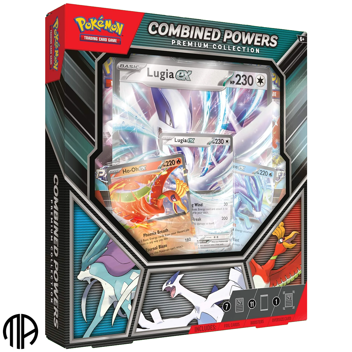 Pokmon TCG Premium Collection: Combined Powers (11 pakker, 7 specialkort og 1 jumbokort)