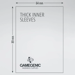 Gamegenic - Thick inner sleeves (50 pcs)