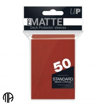 Ultra Pro - PRO-Matte Standard Deck Protector sleeves: Red (50 stk)