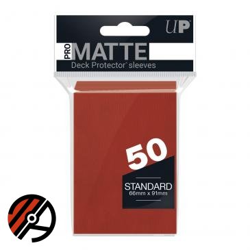 Ultra Pro - PRO-Matte Standard Deck Protector sleeves: Red (50 stk)