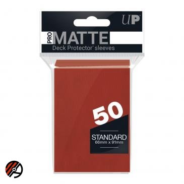 Ultra Pro - PRO-Matte Standard Deck Protector sleeves: Red (50 stk)