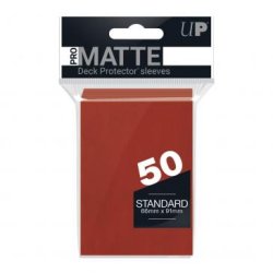 Ultra Pro - PRO-Matte Standard Deck Protector sleeves: Red (50 stk)