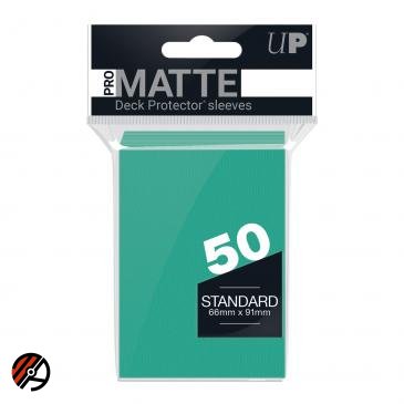 Ultra Pro - PRO-Matte Standard Deck Protector sleeves: Aqua (50 stk)