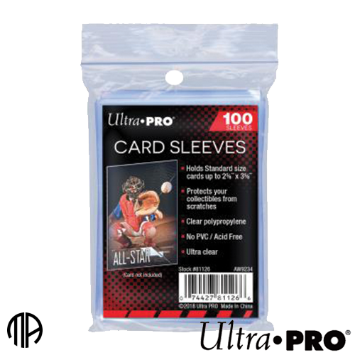 UltraPro Soft Card Sleeves (2-5/8" X 3-5/8")