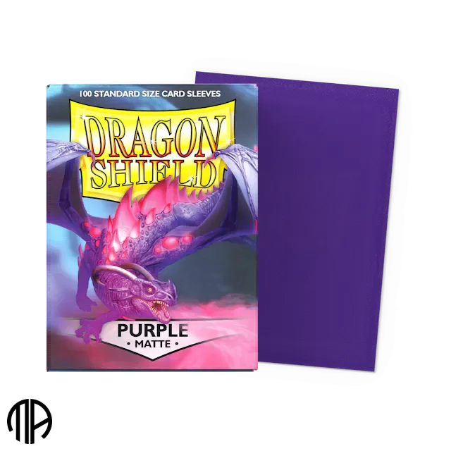 Dragon Shield Matte - Purple (Standard Size) (100 lommer)