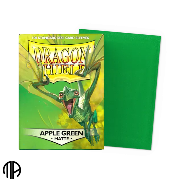 Dragon Shield Matte - Apple Green (Standard Size) (100 lommer)