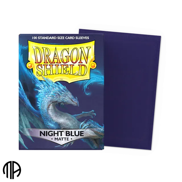 Dragon Shield Matte - Night Blue (Standard Size) (100 lommer)