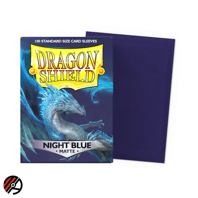 Dragon Shield Matte - Night Blue (Standard Size) (100 lommer)