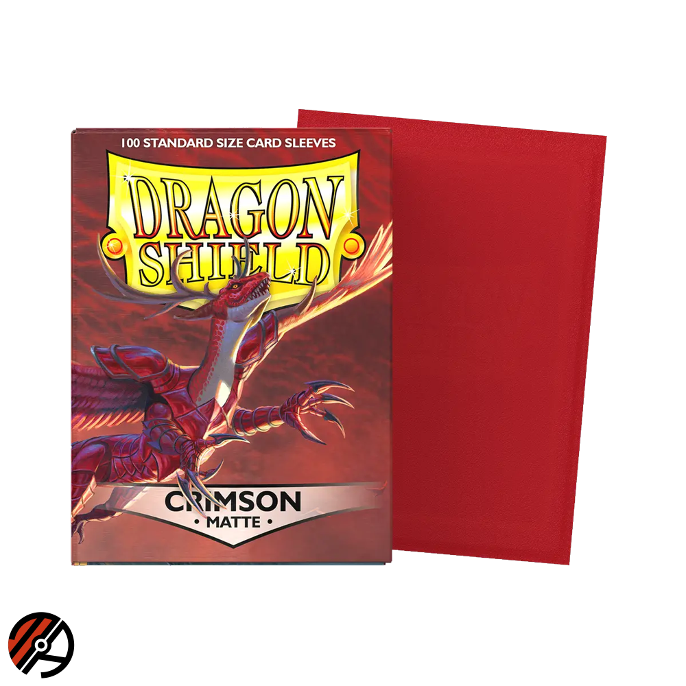 Dragon Shield Matte - Crimson (Standard Size) (100 lommer)