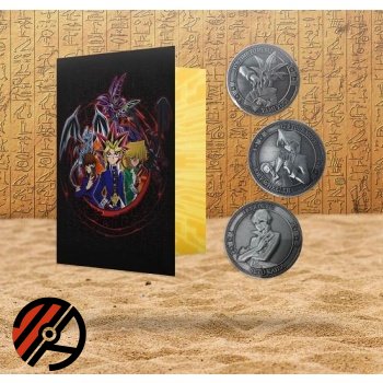 Yu-Gi-Oh! - Coin Album with 3 coins