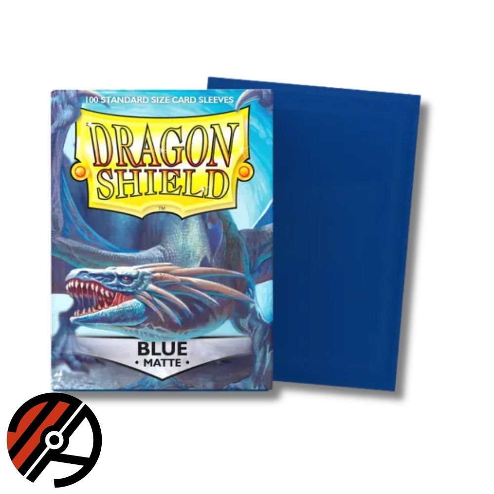Dragon Shield, Standard Size Sleeves: Matte Blue