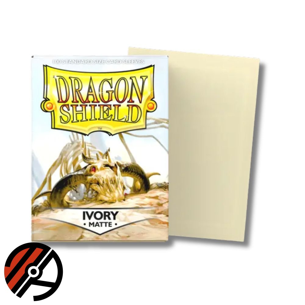 Dragon Shield Matte - Ivory (Standard Size) (100 lommer)