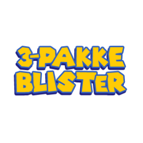Pokémon kort - 3-Pakke blister